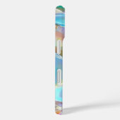 Witte scriptnaam op opale achtergrond Case-Mate iPhone case (Achterkant / Rechts)