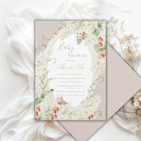 Witte Seringen Bloemige Vintage Baby Shower