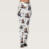 ⚪ WITTE SET – Leggings van het Kind (Achterkant)