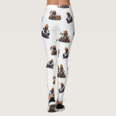 ⚪ WITTE SET – Leggings van het Kind (Achterkant)