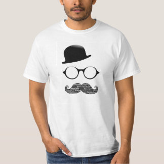 Witte shirt Chapeau Lunette