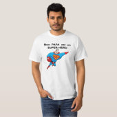 Witte shirt SUPER PAPA (Voorkant volledig)