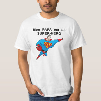 Witte shirt SUPER PAPA