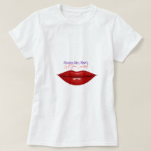 Witte Shirten rode lippen