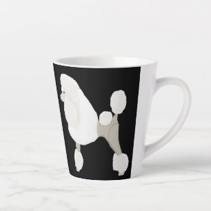 Witte Showpoedel Latte Mok