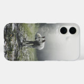 Witte Siberische Husky Case-Mate iPhone Case (Achterkant (horizontaal))