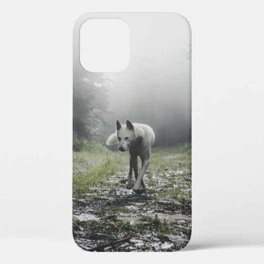 Witte Siberische Husky Case-Mate iPhone Case (Achterkant)