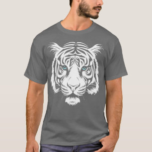 Witte Siberische Tijger Grote Kat Wildlife T-shirt