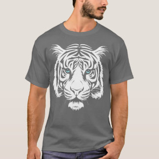 Witte Siberische Tijger Grote Kat Wildlife T-shirt