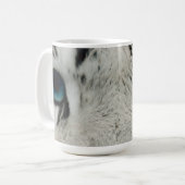 Witte Siberische tijger Koffiemok (Voorkant links)