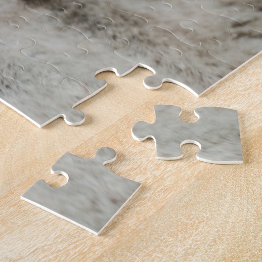 Witte Siberische tijger Legpuzzel (Zijkant)