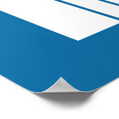 Witte silhouetten poster (Hoek)