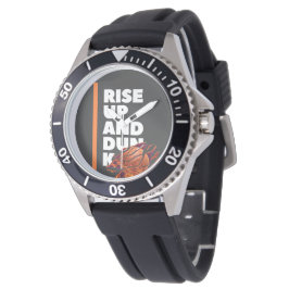 Witte Sinaasappel stijgt omhoog en dunk Watts Horloge
