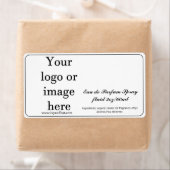 Witte Sjabloon 2oz Grootte parfume Spray Etiket op (Insitu)