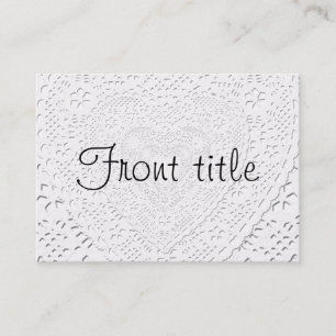 Witte Sjabloon van verbindingsstructuur Visitekaartje