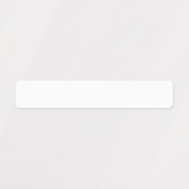 Witte Skinny Rechthoek Waterdichte Etiketten Labels (Design 2)