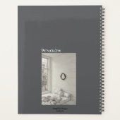 Witte Slaapkamer Decor Positiviteit Quote Grijs Da Planner (Achterkant)
