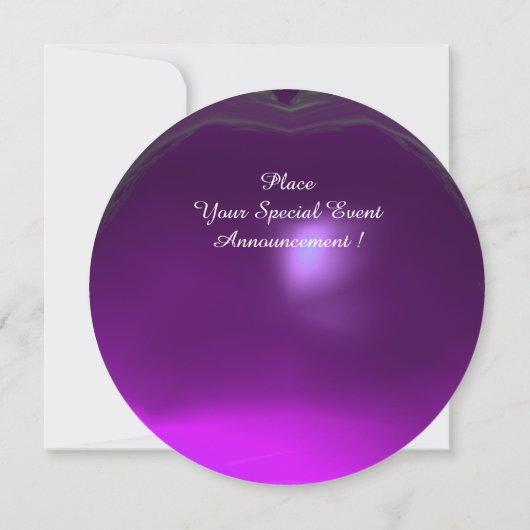 WITTE SLANG DRAAK PURPEREN AMETHYST EDELGESTEENTE KAART (Achterkant)