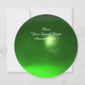 WITTE SLANG DRAGON GOUD SMARAGD GROEN EDELGESTEENT KAART (Achterkant)