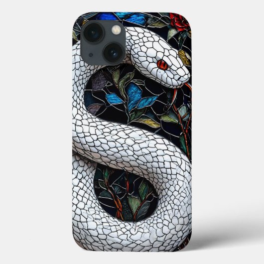Witte Slang Minimal Schone Esthetiek Case-Mate iPhone Case (Achterkant)