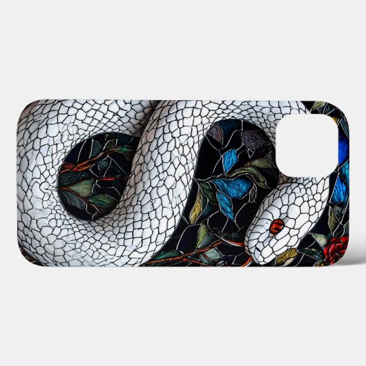 Witte Slang Minimal Schone Esthetiek Case-Mate iPhone Case (Achterkant (horizontaal))