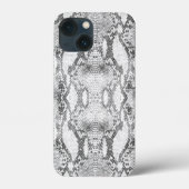Witte Slang Skin Print Case-Mate iPhone Case (Achterkant)
