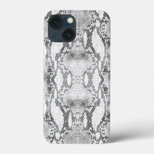 Witte Slang Skin Print Case-Mate iPhone Case (Achterkant)