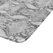Witte Slang Skin Print Snijplank (Hoek)