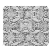 Witte Slang Skin Print Snijplank (Voorkant)