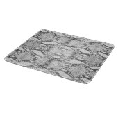Witte Slang Skin Print Snijplank (Hoek)
