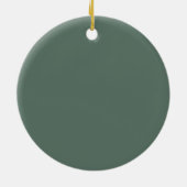 Witte Slangen En Spuiten Keramisch Ornament (Achterkant)