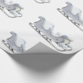Witte sleeëncadeaupapier cadeaupapier (Hoek)