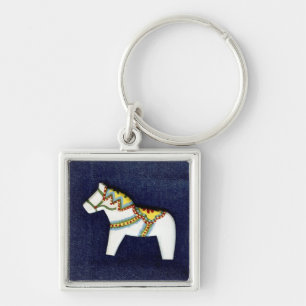 Witte sleutelhanger