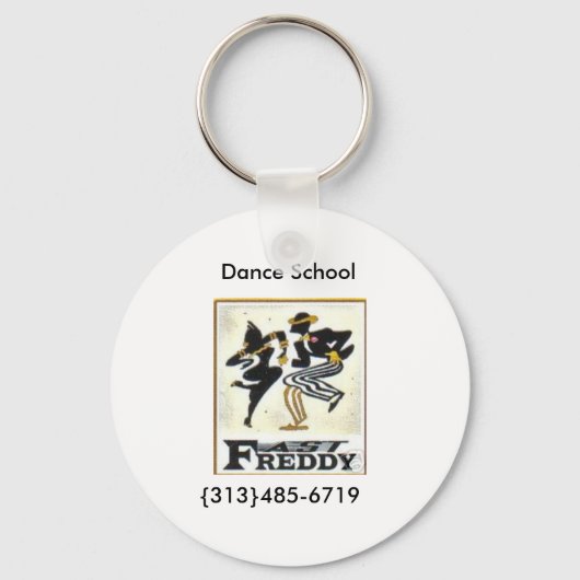 Witte Sleutelhanger (Voorkant)