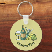 Witte Sleutelhanger (Voorkant)