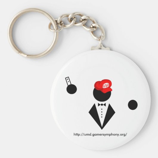 Witte Sleutelhanger (Voorkant)