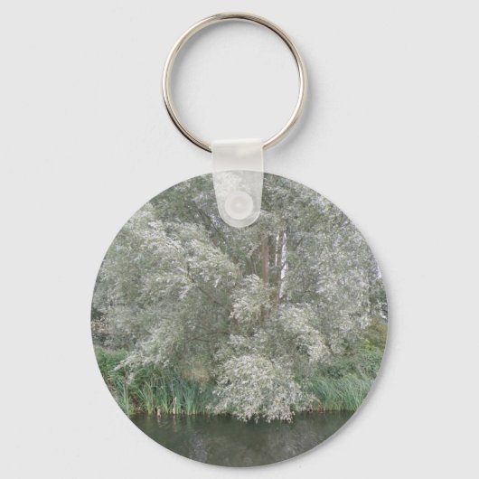 Witte Sleutelhanger en rivierlandschap (Voorkant)