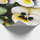  witte slipjes waterverf schilderij cadeaupapier (Hoek)