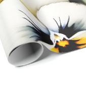  witte slipjes waterverf schilderij cadeaupapier (Rol Hoek)