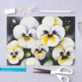 witte slipjes waterverf schilderij tissuepapier (Craft)