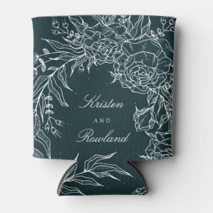 Witte Smaragd Bloem Krans Smaragd Groene Bruiloft Blikjeskoeler