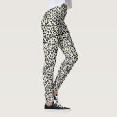 Witte sneeuw luipaard print leggings (Rechts)