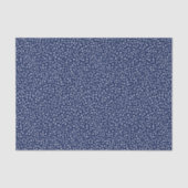 Witte sneeuw op marinesblauwe kerst tissuepapier (Voorkant)