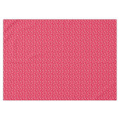 witte sneeuw op rode achtergrond kerst tafelkleed (Voorkant (Horizontaal))