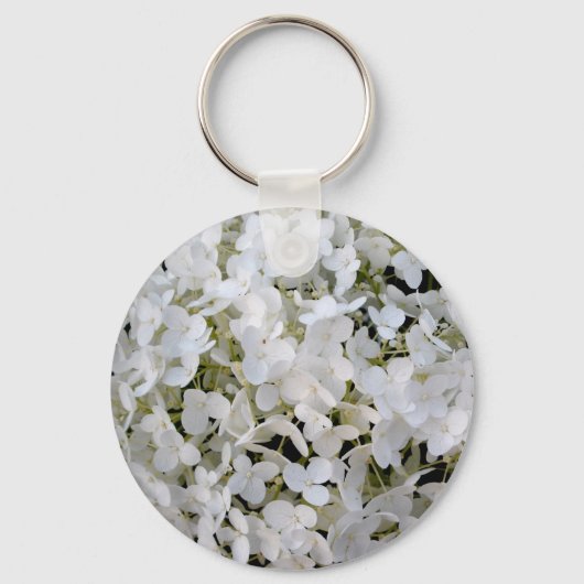 witte sneeuwbal sleutelhanger (Voorkant)