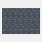 Witte sneeuwstorm, zeeblauw, turkooizen inpakpapier vel (Voorkant 2)