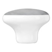 Witte Sneeuwuil Natuur Foto Keramische Knop (Zijkant)