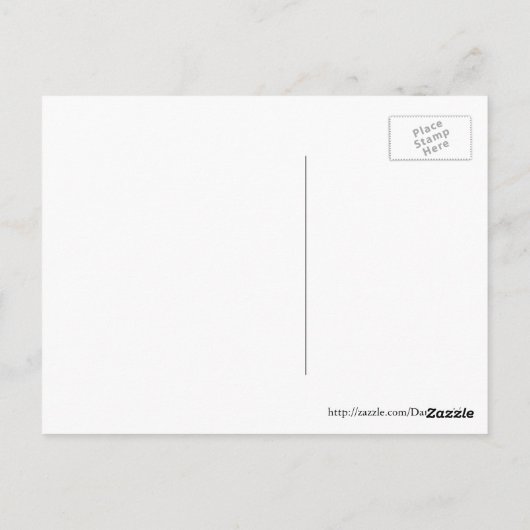 Witte sneeuwval, eerste briefkaart met bloem (Achterkant)