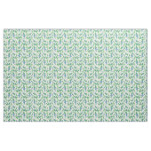 Witte sneeuwval op zacht blauw Floral Pattern Stof (Yard (91,4 cm))