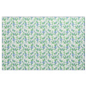Witte sneeuwval op zacht blauw Floral Pattern Stof (Fat Quarter)